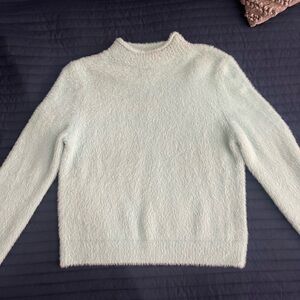 Women's Soft Knit Sweater - seafoam green